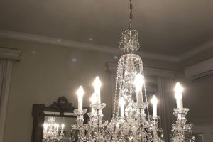 Traditional crystal chandeliers